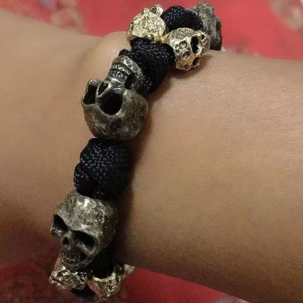 Army Skull Bracelet (Adjustable)