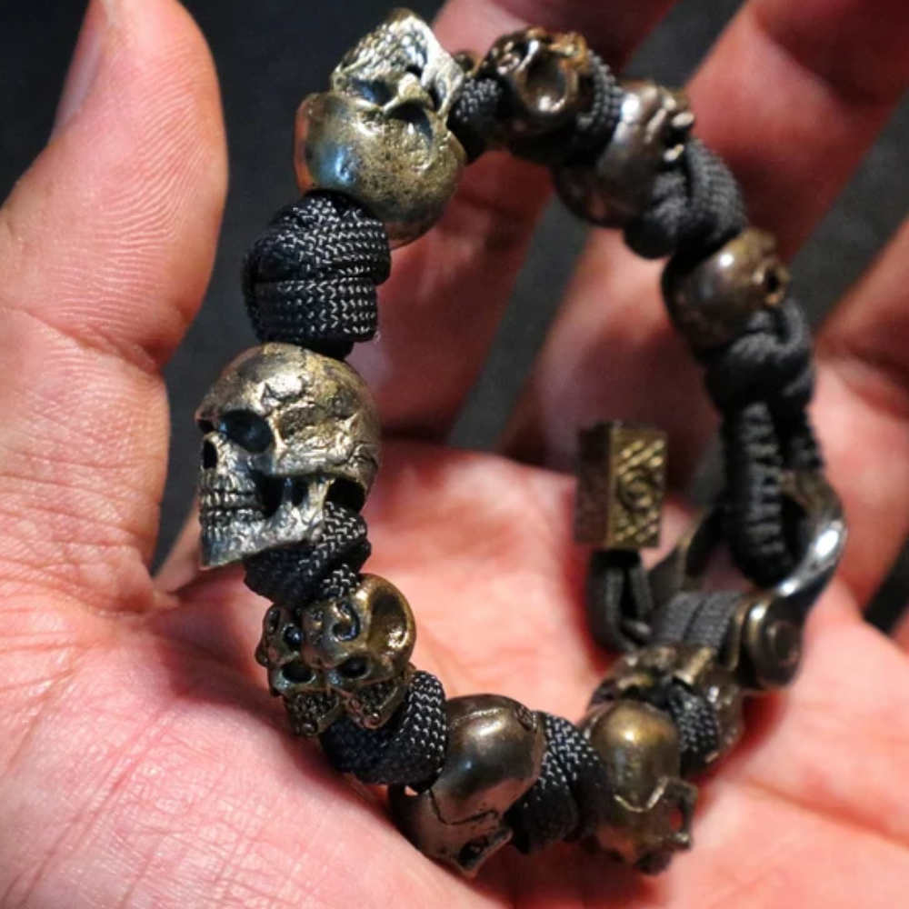Army Skull Bracelet (Adjustable)