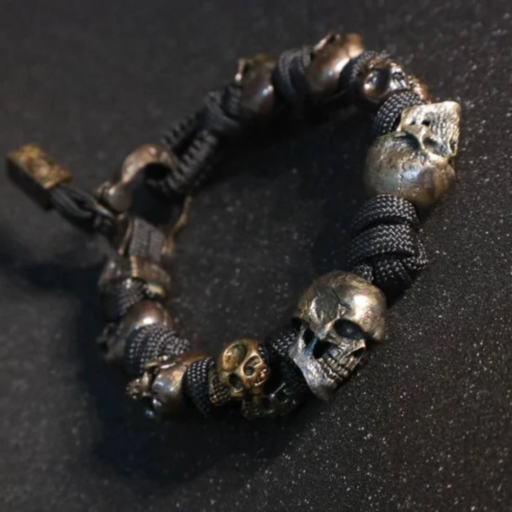 Army Skull Bracelet (Adjustable)