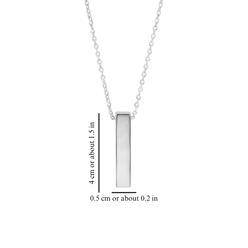 Flat Bar Necklace