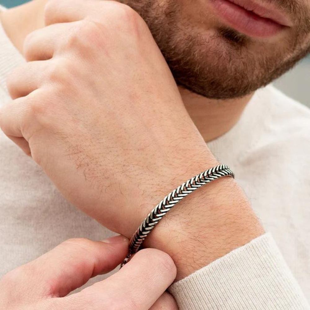 Masculine Link Bracelet