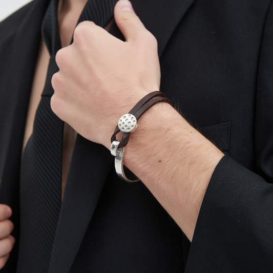 Rustic Leather Bracelet