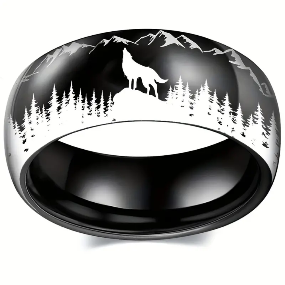 Mountain Wolf Ring