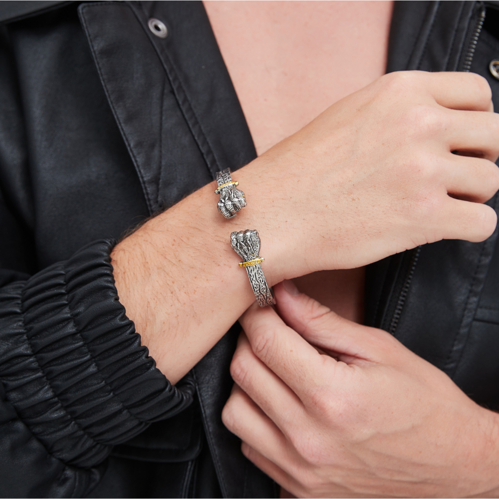 Open Fist Bracelet (Adjustable)