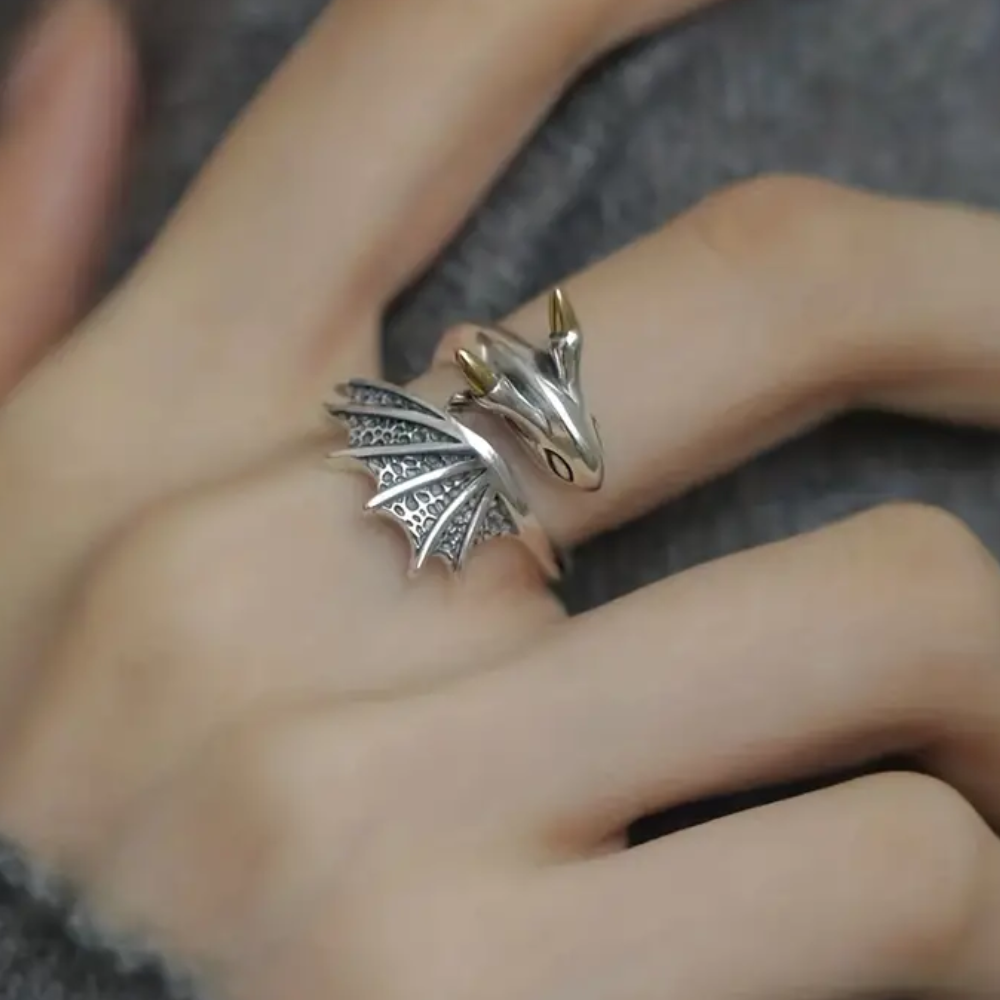 Courageous Dragon Ring (Adjustable)
