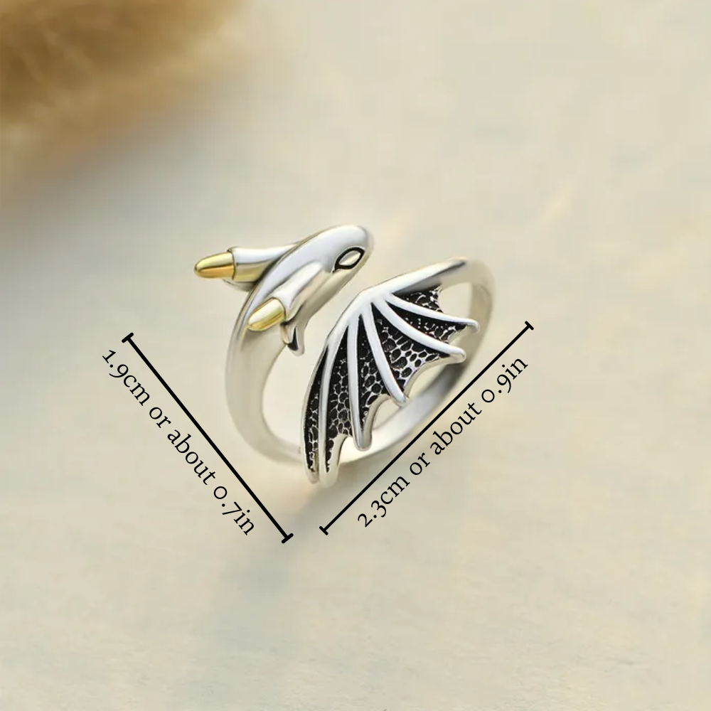 Courageous Dragon Ring (Adjustable)