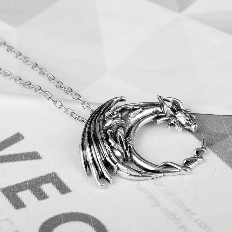 Pewter Dragon Necklace