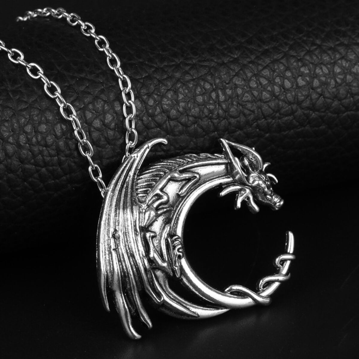 Pewter Dragon Necklace