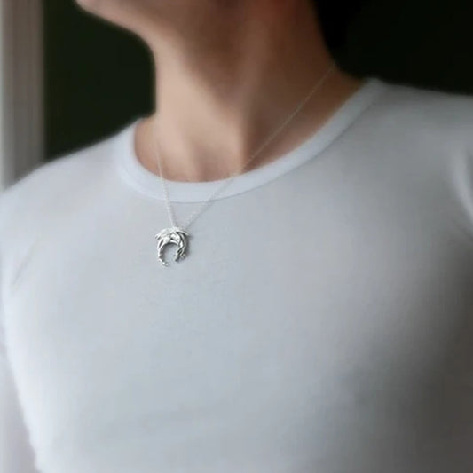 Pewter Dragon Necklace