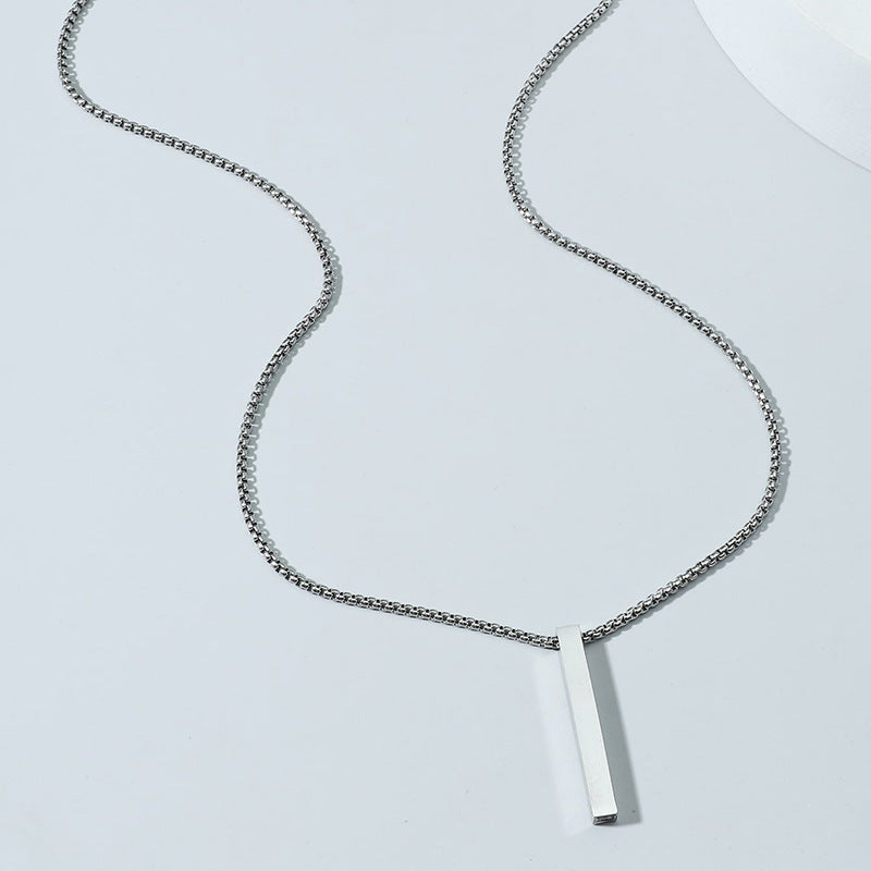 Flat Bar Necklace