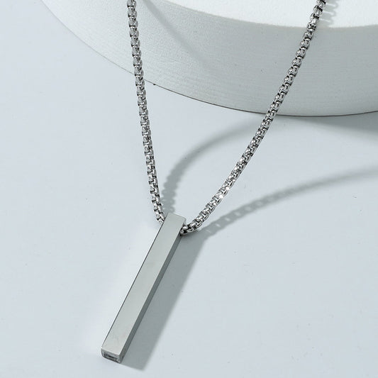 Flat Bar Necklace
