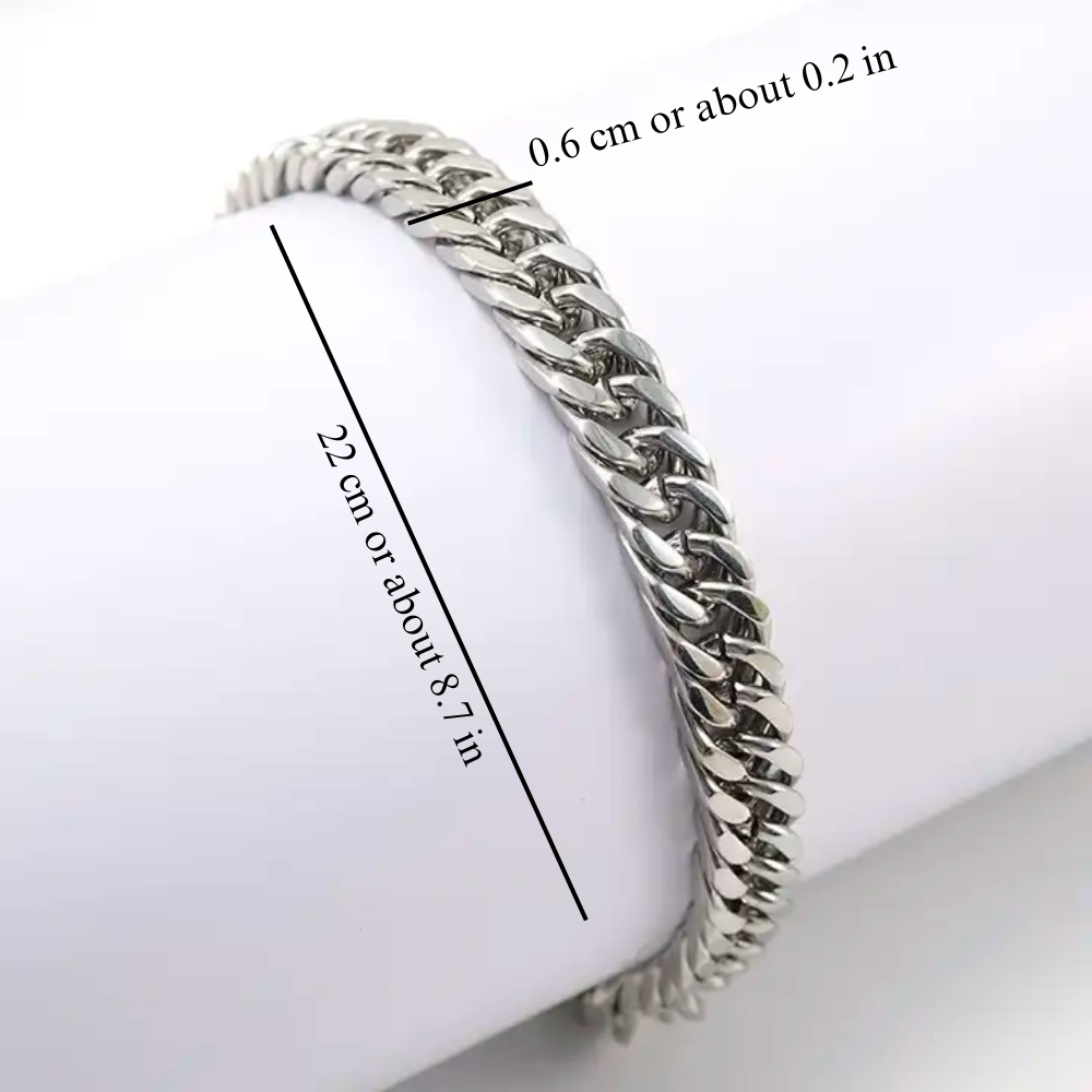 Masculine Link Bracelet