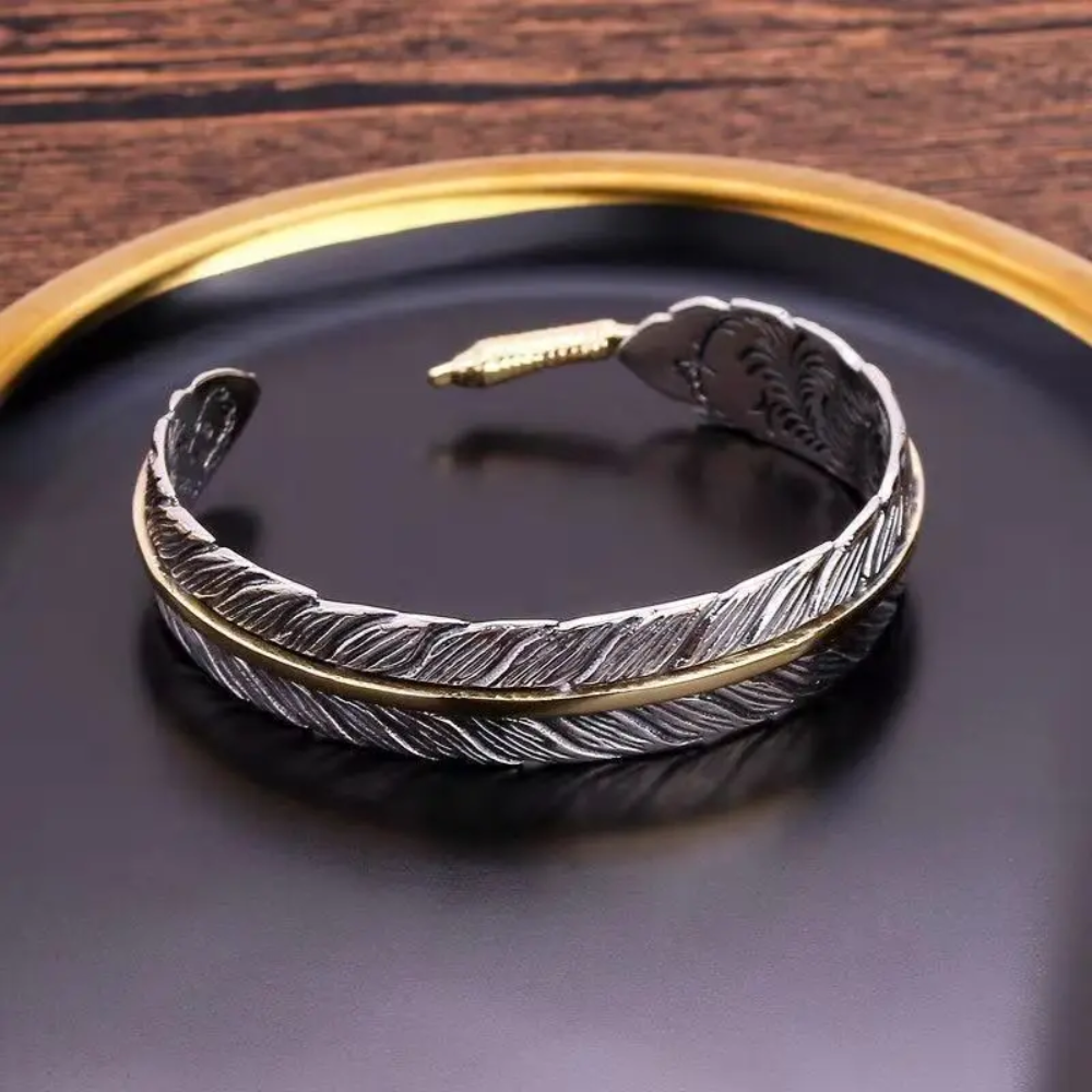 Bohemian Feather Bracelet (Adjustable)