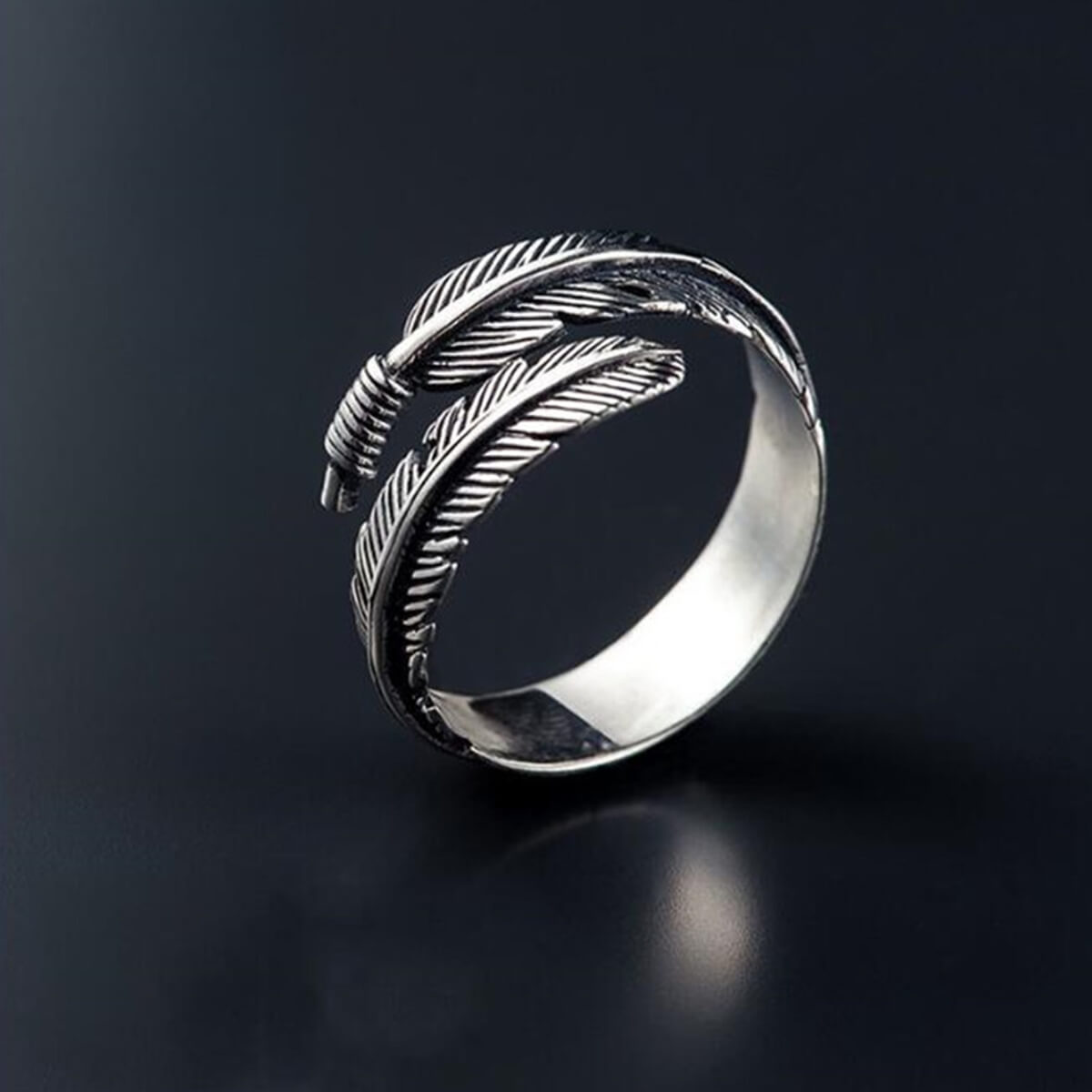 Classic Feather Wrap Ring
