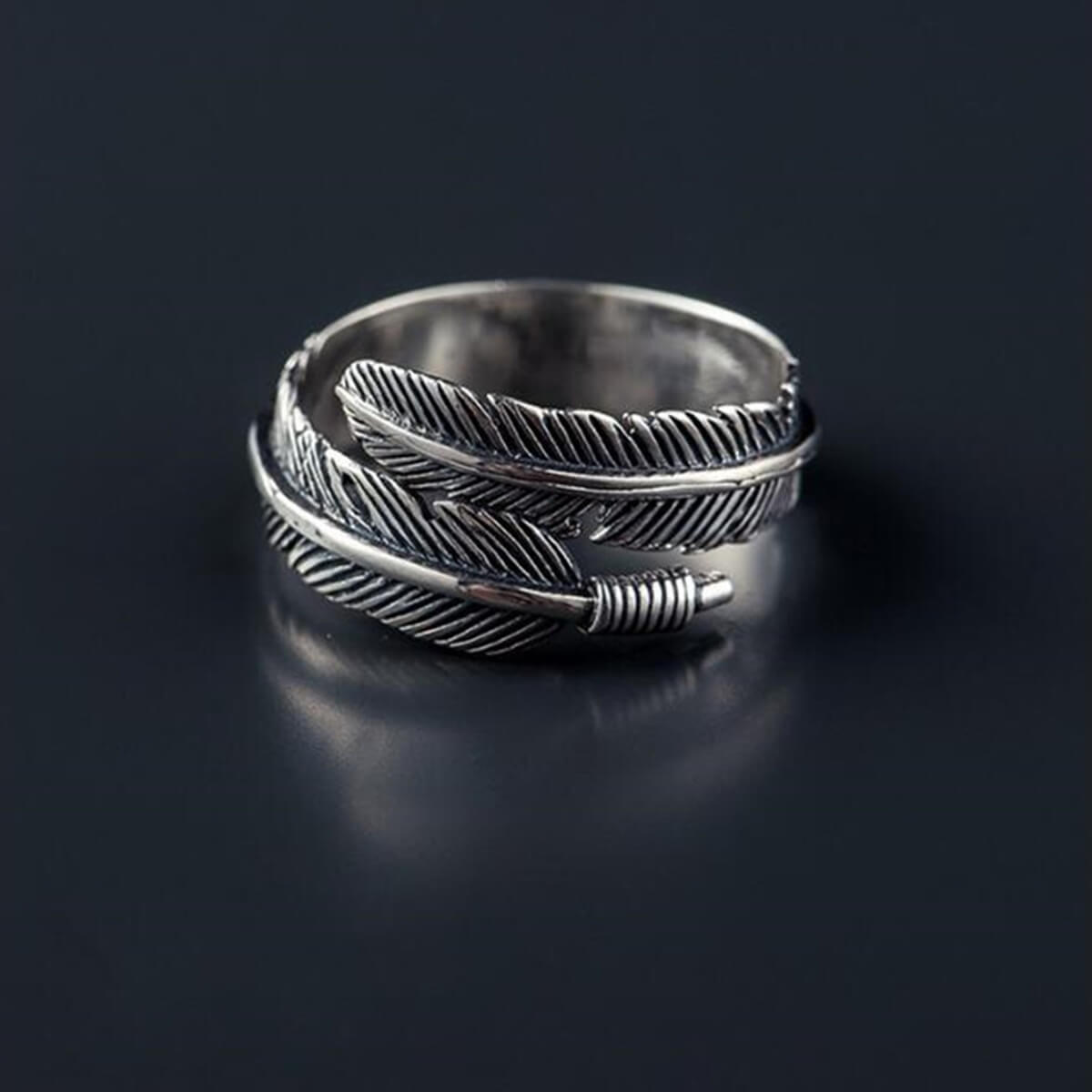 Classic Feather Wrap Ring