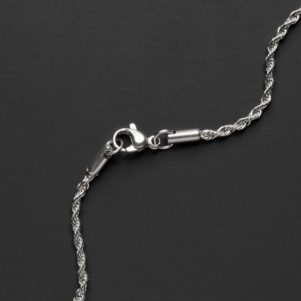 Silver Rope Necklace